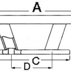 Bitta inox Nordik 150 mm